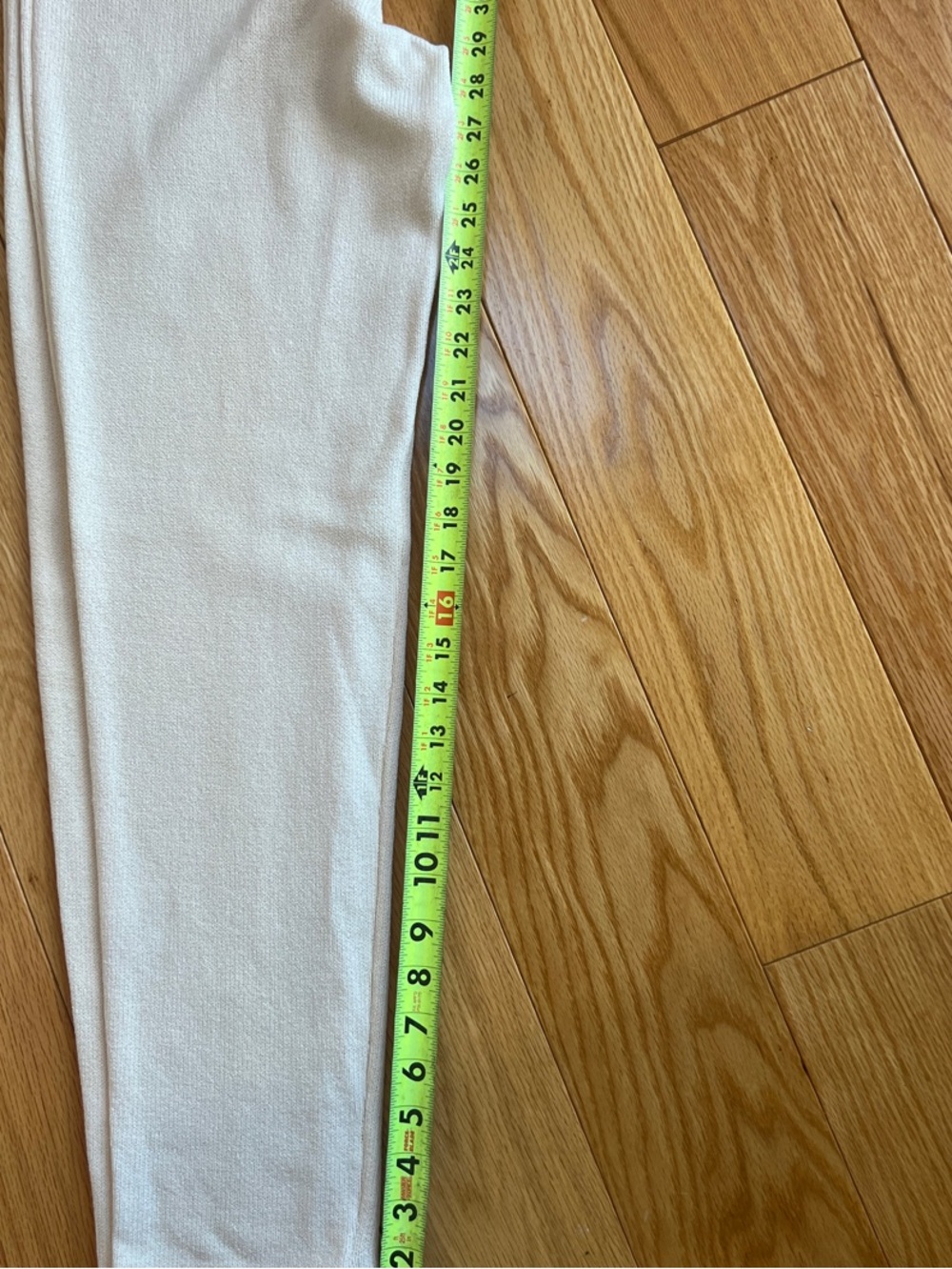 St. John Cream Knit Pull-On Pants - Picture 6 of 7